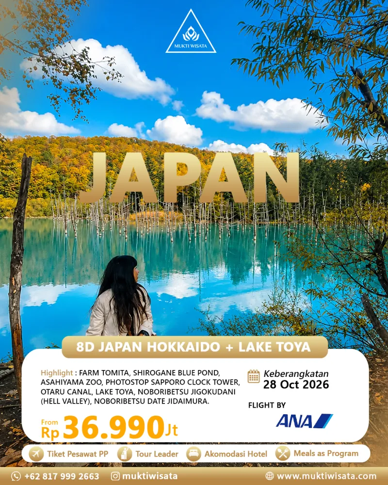 8D JAPAN HOKKAIDO + LAKE TOYA by ANA