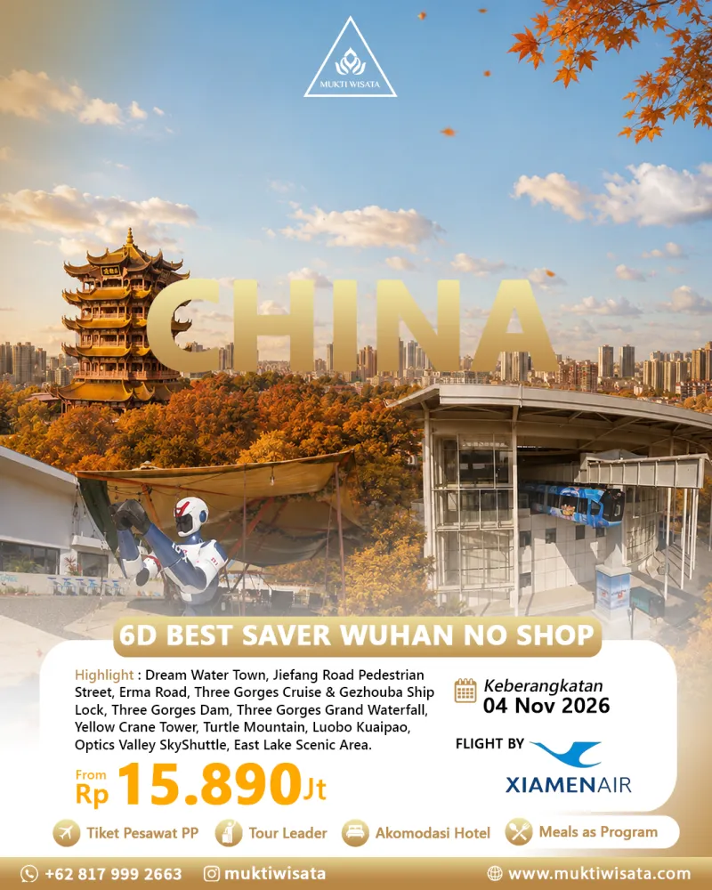 6D BEST SAVER WUHAN NO SHOP by Xiamen Airlines