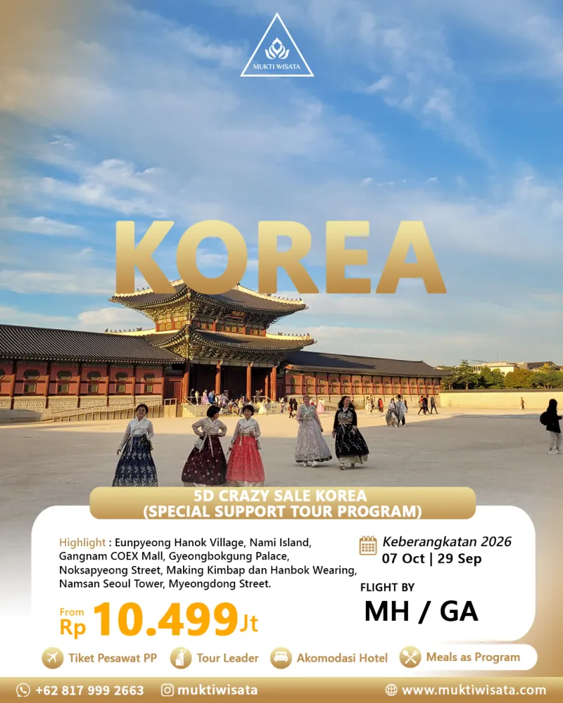 5D CRAZY SALE KOREA (SPECIAL SUPPORT TOUR PROGRAM)